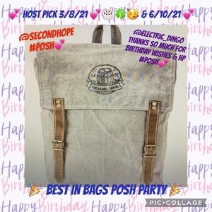 The Barrel Shack The Carter handmade backpack new